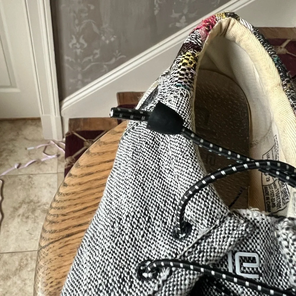 Hey Dude mens Wally Funk Etno Grey shoes very good condition.